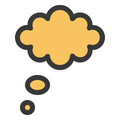 Fototapeta premium cartoon message icon