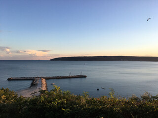 Nice summer view from Varna in Bulgaria 