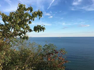 Nice summer view from Varna in Bulgaria 