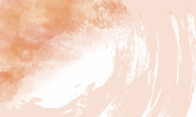 Hand painted pastel watercolor background with grunge