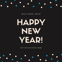 2023 New Year Illustration Background Happy New Year Greetings
