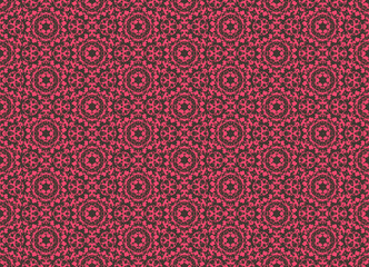 Abstract seamless pattern, Seamless ethnic oriental pattern traditional, design for interior,wallpaper,fabric,curtain,carpet,clothing,Batik,background , Seamless  illustration, Embroidery style.