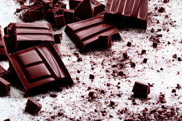 chocolate, a sweet food made from cacao and milk, a yummy snack
