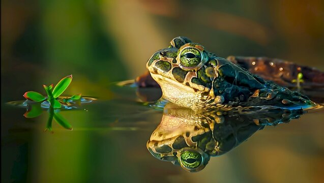 Frog In The Pond