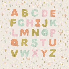  Alphabet set.