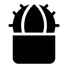 cactus pot icon