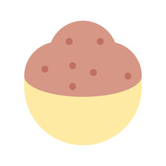 bowl powder rice icon
