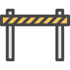 construction barrier icon