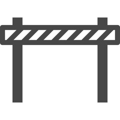 construction barrier icon