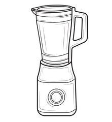 Blender isolated on white background. Vector illustration