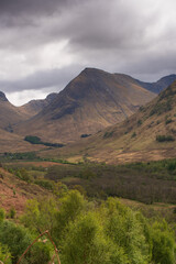 Fototapeta na wymiar Portrait of a mountain, Scottish Highlands, UK