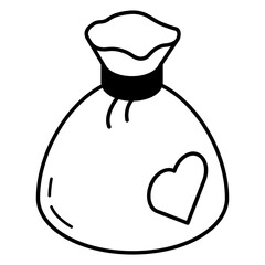 An icon of perfume line design 