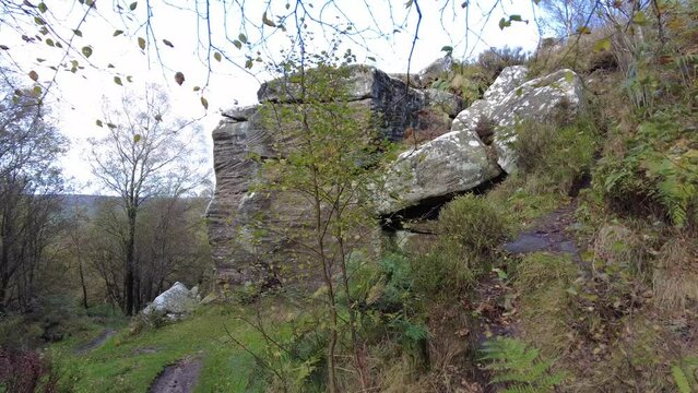  Brimham Rocks formation in Yorkshire