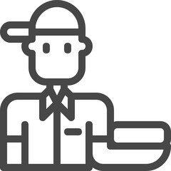 delivery man icon