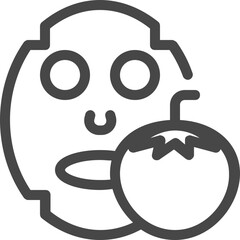 mask tomato icon