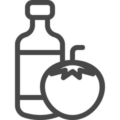 Obraz premium sauce tomato icon