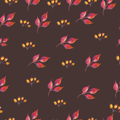 autumn vector illustration leaf pattern