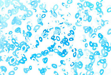 Light Black vector pattern with spheres.