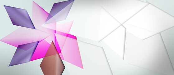 Geometric abstract background