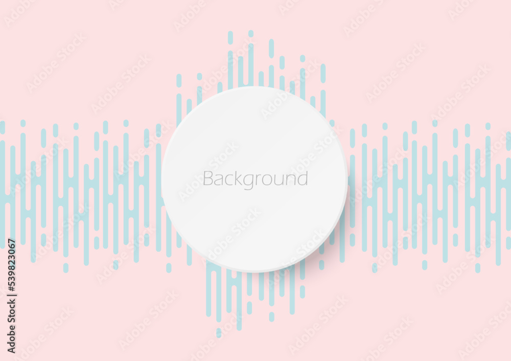 Poster abstract background vector pastel wavy lines wavy circle empty space banner