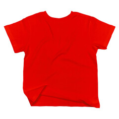 This Front View Impressive Toddler T Shirt Mockup In Fusion Red Color, can help you make an amazing design.