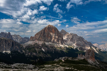 panorama góry dolomity lato