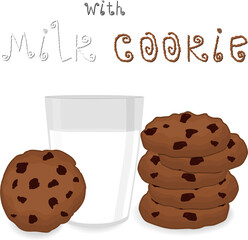 Sweet tasty natural eco product milk