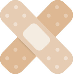 Adhesive plaster icon. Pharmacy plasters. Emergency. Hospital. Healthcare. Illustration