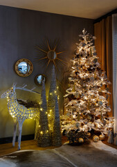 Christmas celebration decoration new year diner table