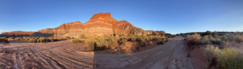 Old Paria panorama - Old Paria Movie Set, Utah