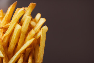 french fries, a popular fast food item, fatty meal