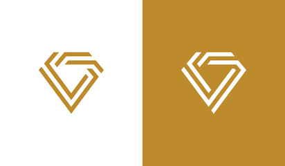 Diamond Jewellery Logo Concept sign icon symbol Design Element. Jewelry Logotype. Vector illustration template
