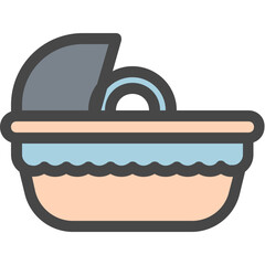 toy mobile hanging line icon