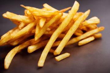 french fries, a popular fast food item, fatty meal