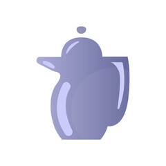 Obraz premium kettle icon on a white background, vector illustration