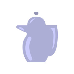 kettle icon on a white background, vector illustration