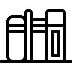 bookshelf line icon