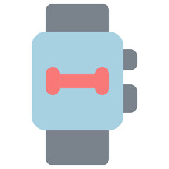 dumbbell line icon