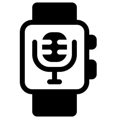 microphone line icon