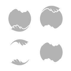 icon of ecology, the concept of nature conservation, vector illustration