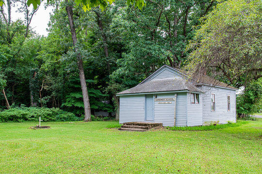 Historic One Room School House In Michgan