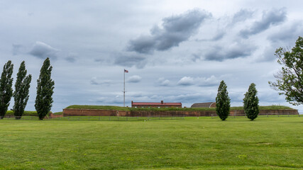 Fort McHenry National Monument and Historic Shrine. Star Fort where Francis Scott Key wrote 