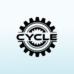 Brand Identity Cycle icon vector logo