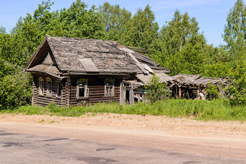 Houses of an abandoned village