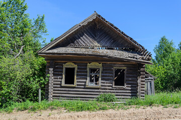 Houses of an abandoned village