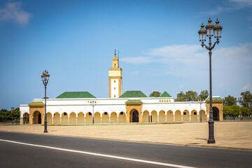 Fototapeta na wymiar mosque, royal palace, rabat, morocco, north africa