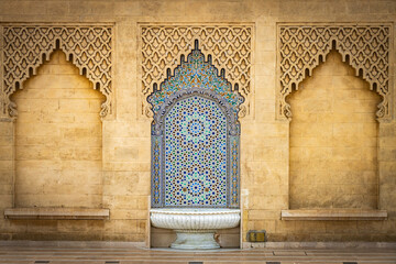 detail of the door of a mosque, rabat, morocco, north africa