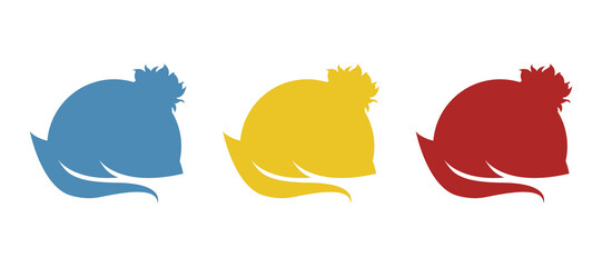 leaves icon, ecology concept, vector illustration