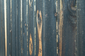 Gray Weathered Cedar Fence with Wood Grain and Knots 2