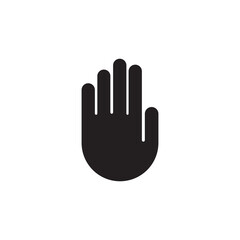 hand icon logo vector design template